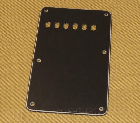 005-5274-049 Genuine Fender Black 3-ply 6 Holes Standard Back Plate for Strat 0055274049