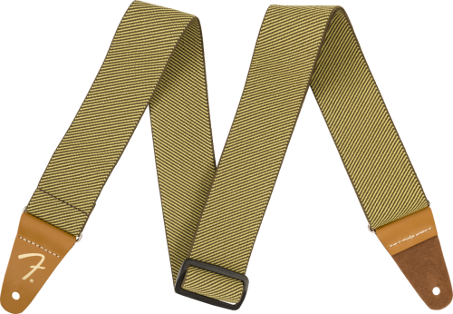 099-0685-001 Fender Weighless Elastic 2" Tweed Strap Guitar/Bass