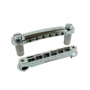 Wilk-Combo-C Chrome Wilkinson Tune-O-Matic Guitar Bridge And Tailpiece Combo Set