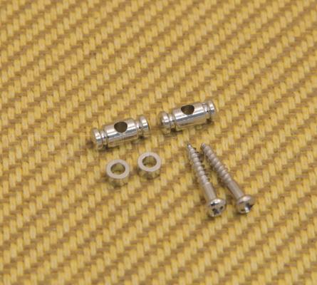 AP-0727-010 Chrome Barrel String Guides for Guitar