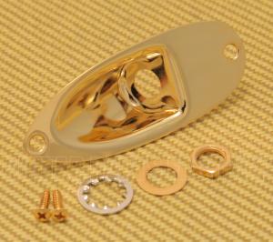 099-1940-200 Genuine Fender Gold Stratocaster Guitar Jack Plate  0991940200