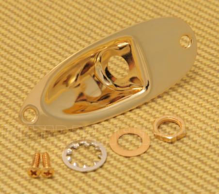 099-1940-200 Genuine Fender Gold Stratocaster Guitar Jack Plate  0991940200