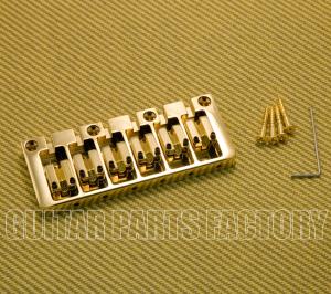 BB-006-G Gold 6-String Bass Bridge