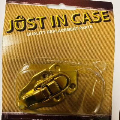 CP10 Trophy Music Just In Case Small Brass Drawbolt Latch Guitar or Bass Case