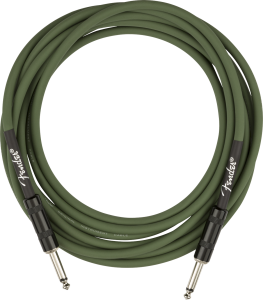 099-0810-276 Fender Joe Strummer Pro 13' Instrument Guitar Cable Drab Green 0990810276