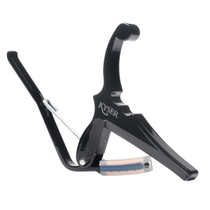 KGEBA Kyser Quick-Change Electric Guitar 6-String Capo Black