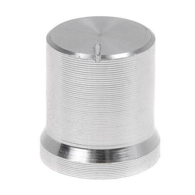 AK-KNB-MINI Silver Mini Aluminum Knob Amp/Guitar/Pedal Knob 6mm Shaft