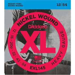 EXL145 D'Addario Nickel Wound Heavy 12-54 Guitar Strings