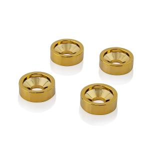 HB-002-G (4) Gold Neck Plate Joint Bushings for Guitar/Bass