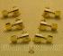 J-03-G Guitar Tuners 3+3 Gold Tuners Kidney Bean Buttons