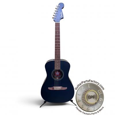 097-1722-106 Fender Joe Strummer Campfire Acoustic Guitar Matte Black With Deluxe Gig Bag Gently Used