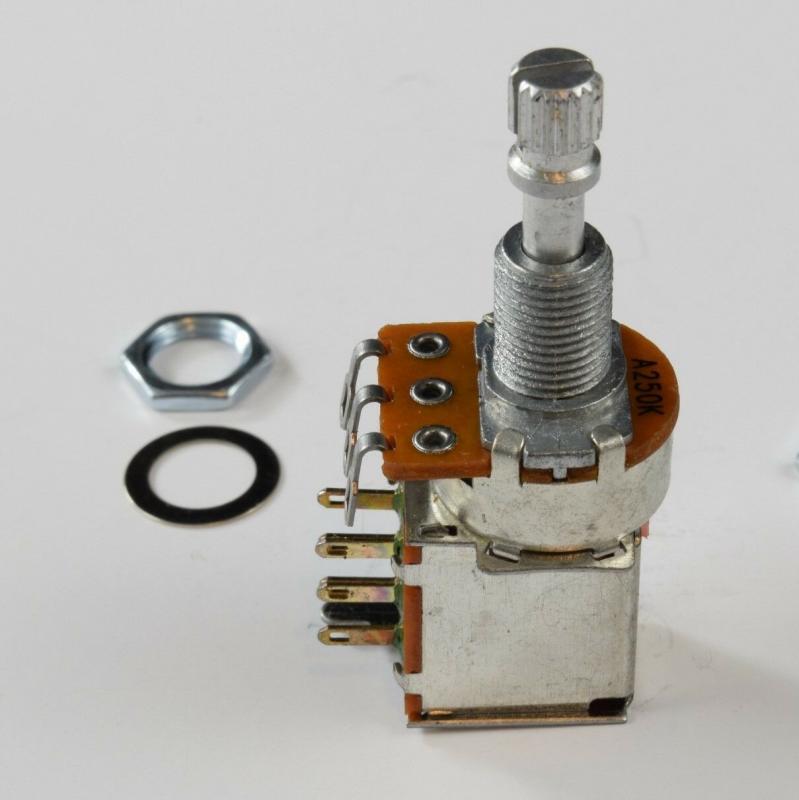 A250KPUSH 250K Alpha Audio Push/Push Split Shaft Potentiometer
