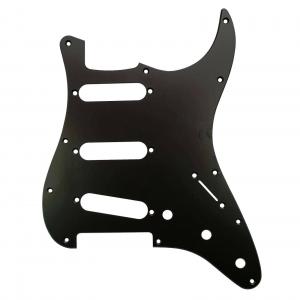 PG-0552-BA Black Anodized Aluminum Pickguard for Fender Strat SSS