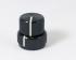 MK-BBG-1146 Concentric Stacked Black Aluminum Knob Top and Bottom