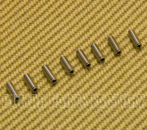 GS-3384-005 (8) Stainless Bridge Height Screws for Telecaster