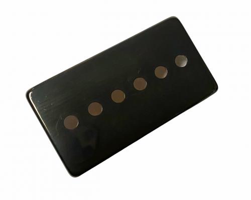 PC-013-B (1) Black 50mm Humbucker Cover Guitar Centered Poles 