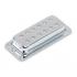 PC-RK-005 Chrome 12 Pole 50mm-spaced Guitar Pickup Cover