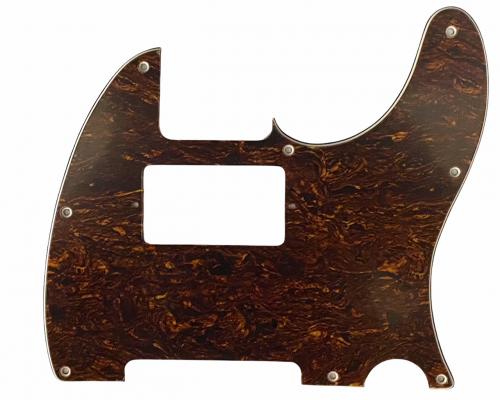 PG-9562-TORT 3-Ply 8-Hole Tortoise Tele Humbucker Pickguard