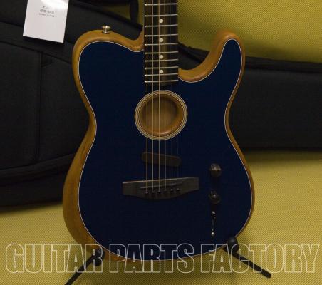 097-2018-271 Fender American Acoustasonic Telecaster Guitar Steel Blue 0972018271