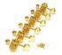 WJ-55-6G Wilkinson Deluxe 6 Inline Gold Vintage Tuners for Fender Strat/Tele