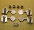 TK-0909-001 (4) Gotoh Japan GB1 Nickel 2 + 2 Compact Cloverleaf Bass Tuners