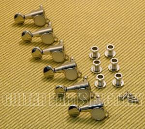 TK-0760-L01 Gotoh Nickel Lefty Left-Handed Sealed 6L Mini Guitar Tuners