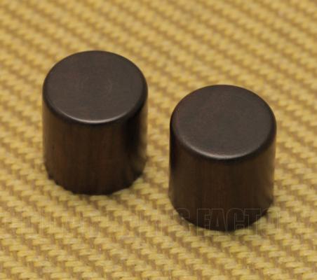 WBRK-R (2) Rosewood Wood Barrel Knobs Guitar/Bass