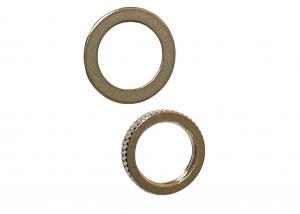 EP-0921-IMP Metric Nickel Threaded Nut and Washer for Toggle Switch