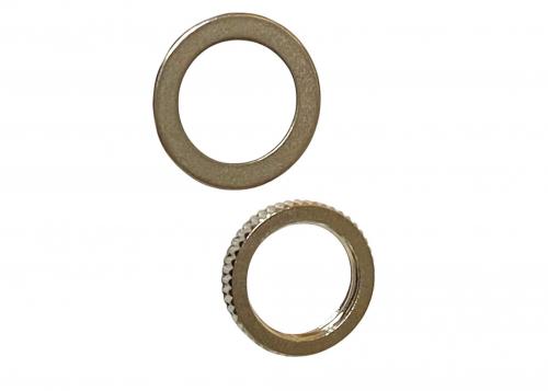 EP-0921-IMP Metric Nickel Threaded Nut and Washer for Toggle Switch