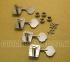 TK-0909-L01 (4) Lefty Gotoh Japan GB1 Nickel 4-Inline Compact Cloverleaf Bass Tuners