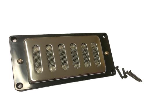 LMA6H-CB Chrome Radiator Alnico 5 Humbucker Guitar Pickup and Ring with Screws