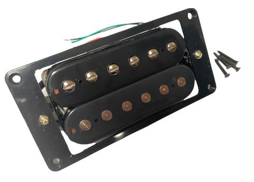 PU-HBA115-BN Artec '59 Style Black Alnico V Humbucker Neck Pickup 50 mm