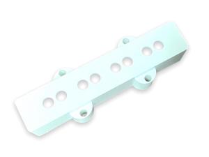 PCJF-W (1) Replacement Open Neck Pickup Cover for Fender Jazz Bass