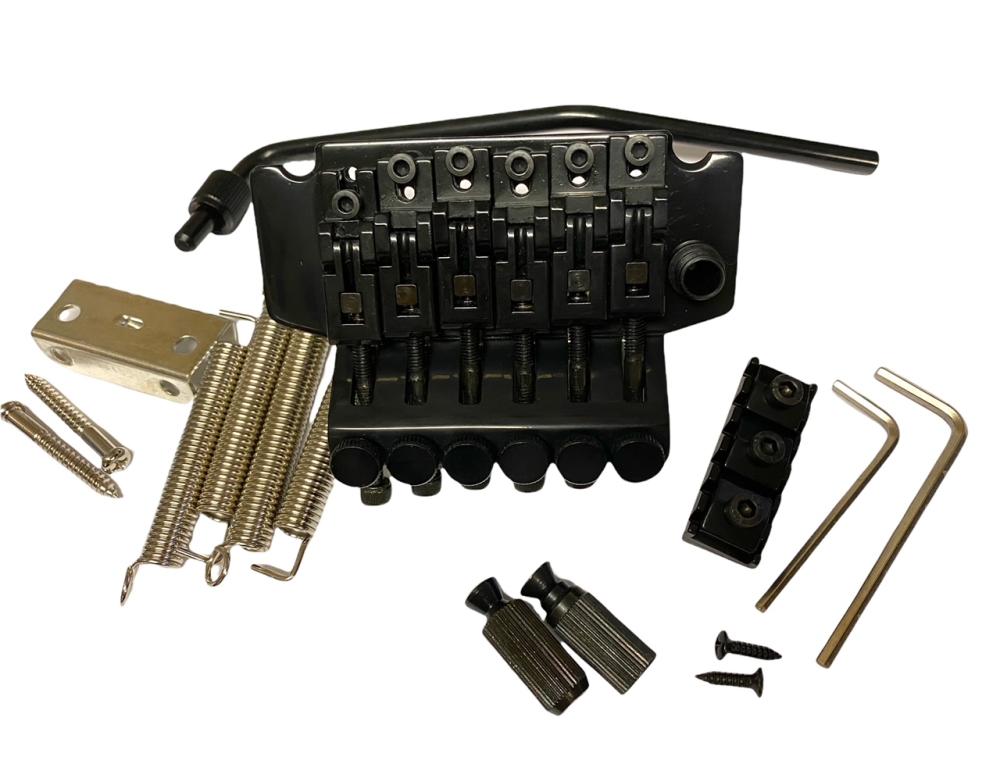 FRTBL001B Double Locking Tremolo Bridge for Floyd Rose Style Black
