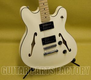 037-0590-505 Squier Starcaster Guitar Maple Fingerboard Olympic White by Fender