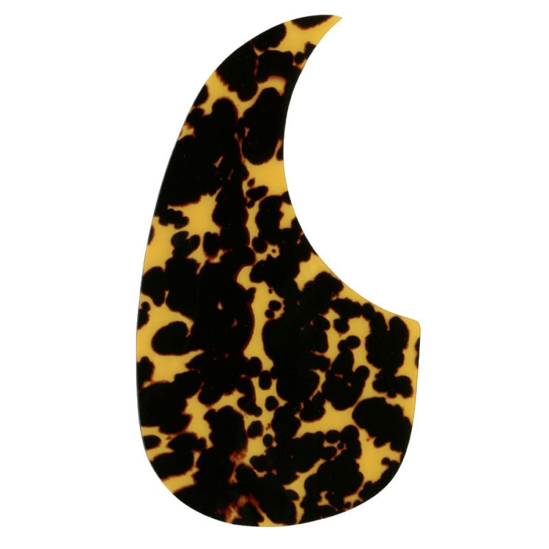 PG1LHWCY Left Hand Acoustic Guitar Leopard Tortoise TearDrop Pickguard