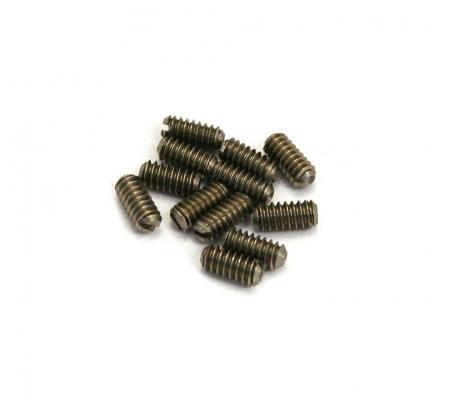 GS-3374-005 Bridge Height Screws For Guitar (12) Slot Head, #4-40 x 1/4" STEEL