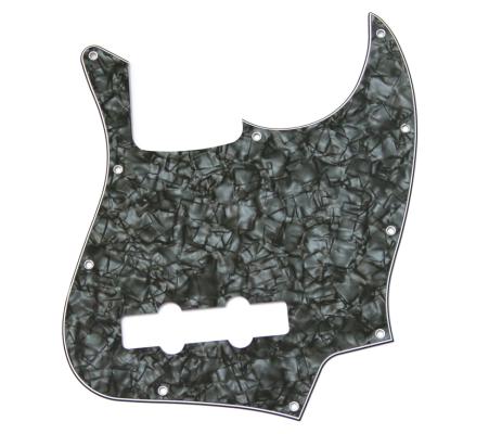 PG-0755-052 Dark Black Pearloid Pickguard for Jazz Bass