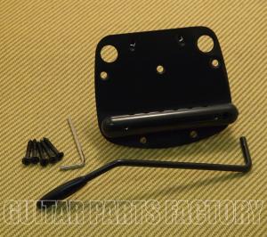 SB-0224-003 Black Tremolo Tailpiece Assembly & Arm for Mustang Guitar