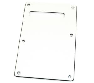 WD-STB-W Modern Cutout Tremolo Cover White Back Plate