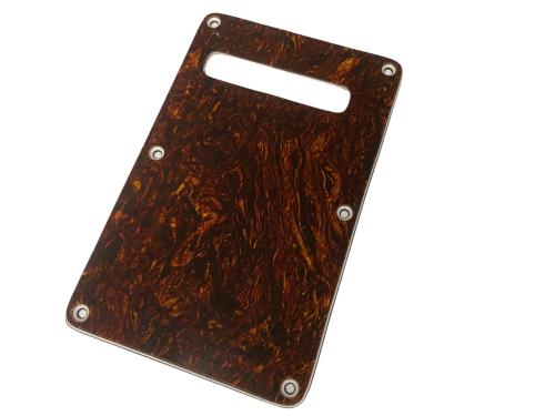 PG-0556-AMT 3-Ply Tortoise Fender Back Plate for Guitar Modern Cutout