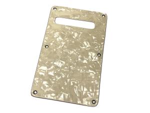 PG-0556-AMWP 3-Ply White Pearloid Fender Back Plate for Guitar Modern Cutout