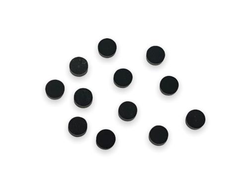 LT-RETRO-B (12) Retro Black Dot Inlays 5mm Diameter