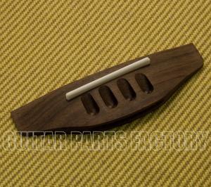 UB-0J1 Rosewood Tenor Ukulele Bridge with Bone Saddle