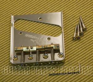 WTBNK Nickel Wilkinson Compensated 3-Saddle Guitar Bridge Telecaster