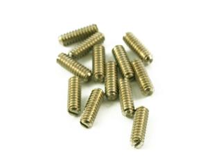 BTSHS-L (8) Long Slot Head Saddle Height Adjustment Screws 6-32 X 7/16