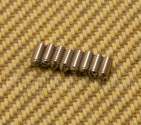 BTSHS-S (8) Short Slot Head Saddle Height Adjustment Screws 6-32 X 5/16"