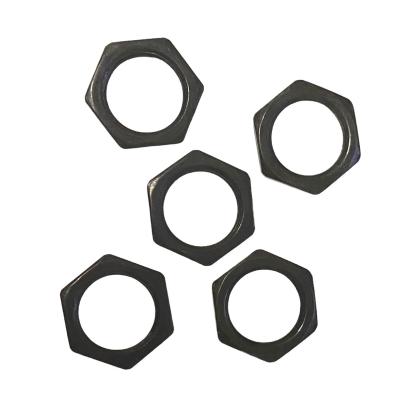 R-VKG-NUT-B (5) Black M9 Hex Nuts For Marshall Jack/Pots