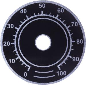 DIAL-60 (1) Large Dial Plate 0-100 Indicator Marks for Pedal