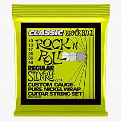 EB-2251 Ernie Ball 2251 Regular Slinky 1-46 Rock N Roll Guitar Strings